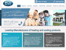 Tablet Screenshot of ecopacific.com.au